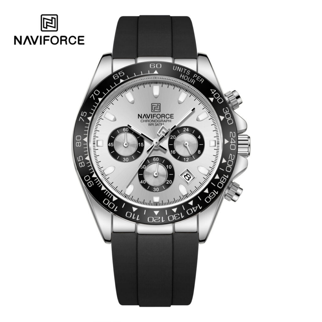 Naviforce 8054 Sports Quartz Grooved Watch