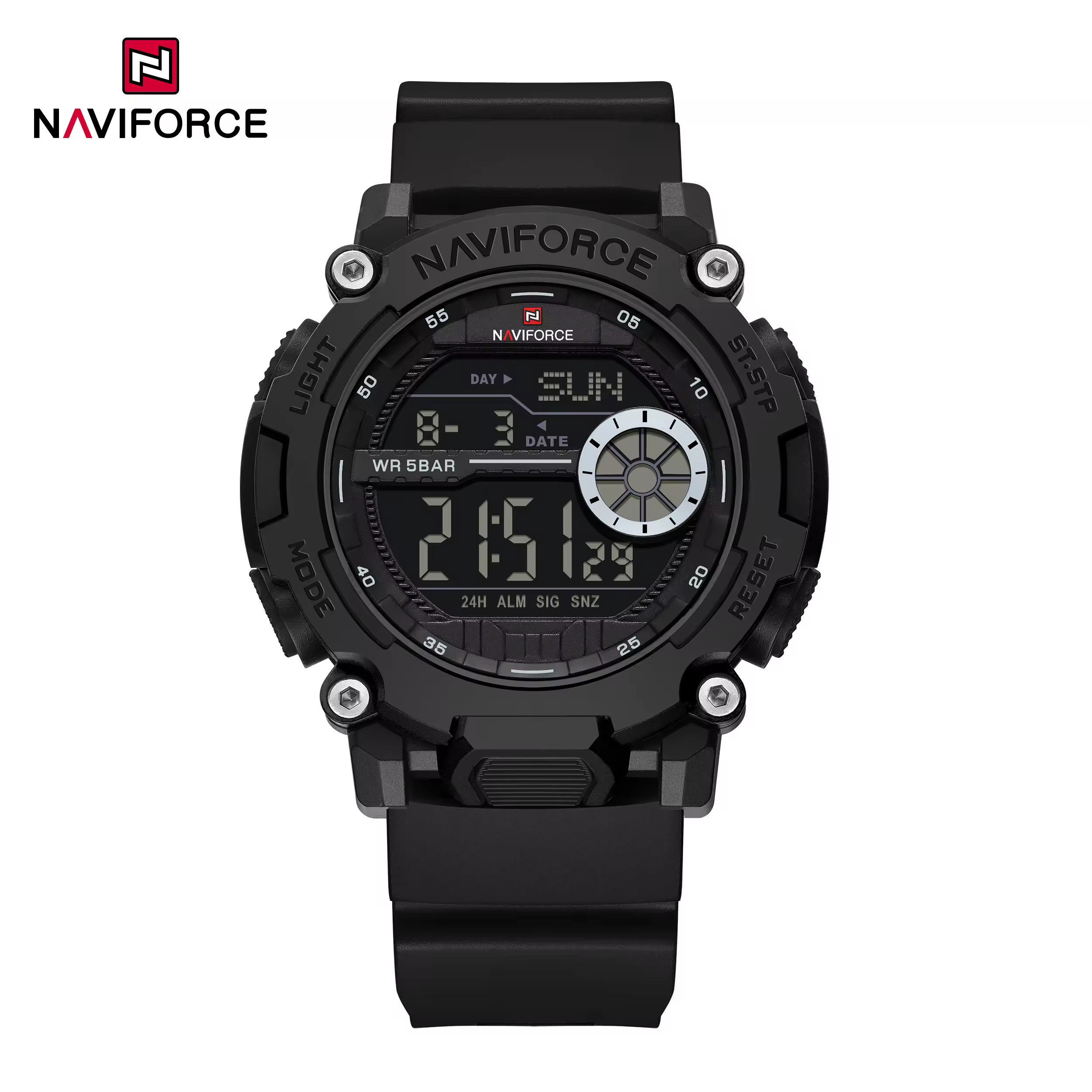Naviforce 7133 - ceylontrends.lk - black