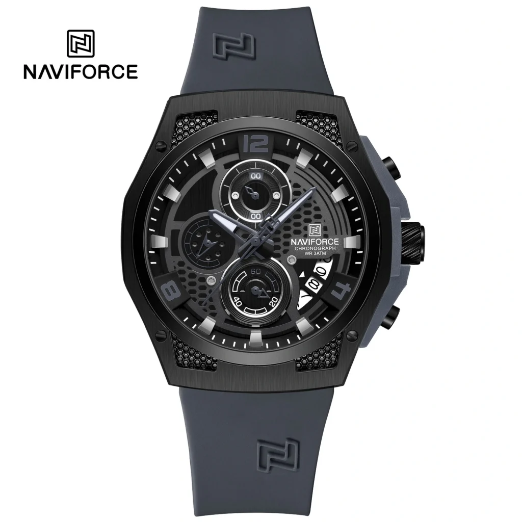 Naviforce 8051 Tactical Quartz Silicone Strap