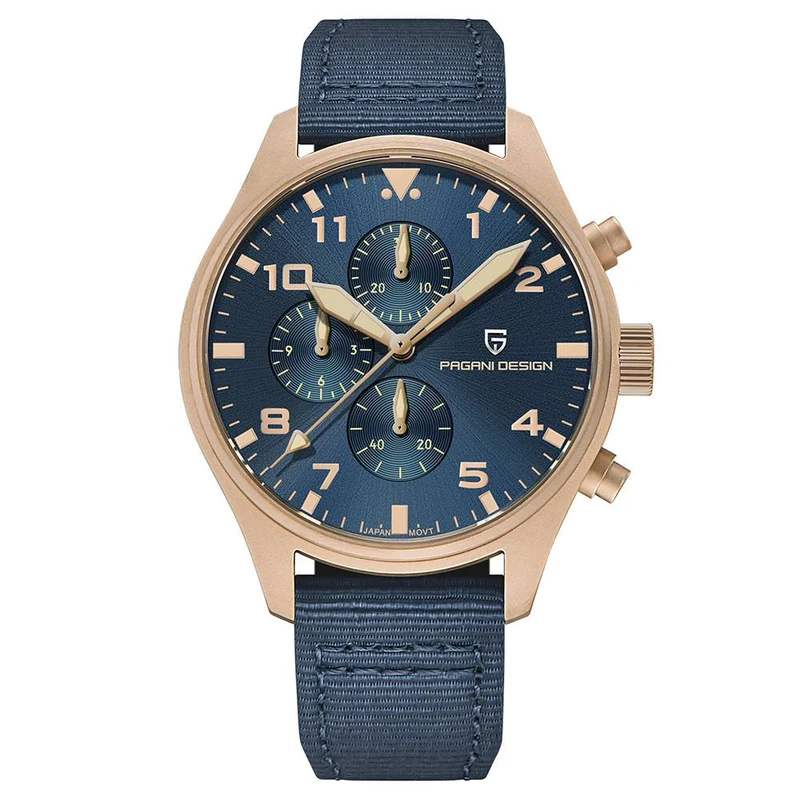 Pagani Design 1703 Stitched Canvas Quartz Watch
