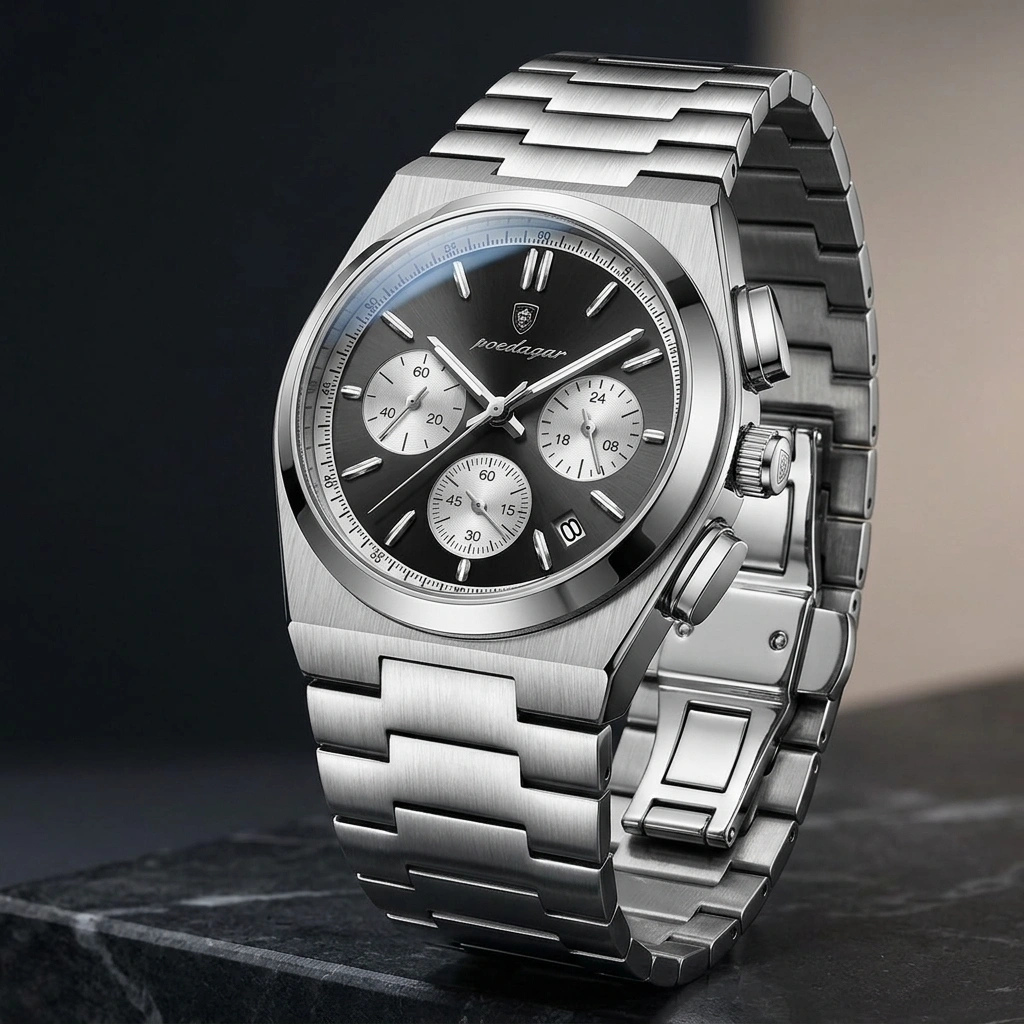Poedagar 970 Classic Oak Men's Watch