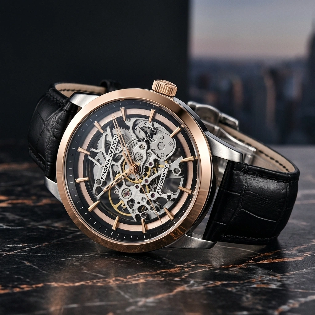 Pagani Design PD1638 Automatic Skeleton Watch