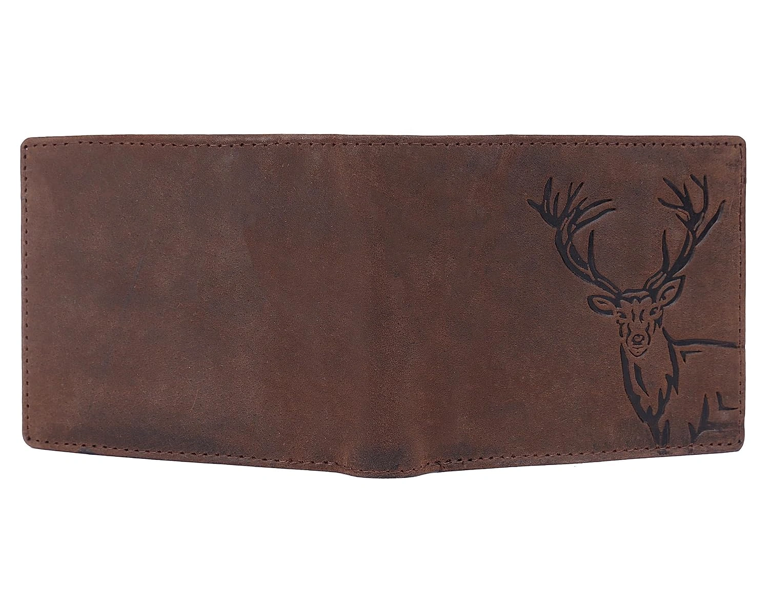London Alley Elk Vintage RFID Leather Wallet