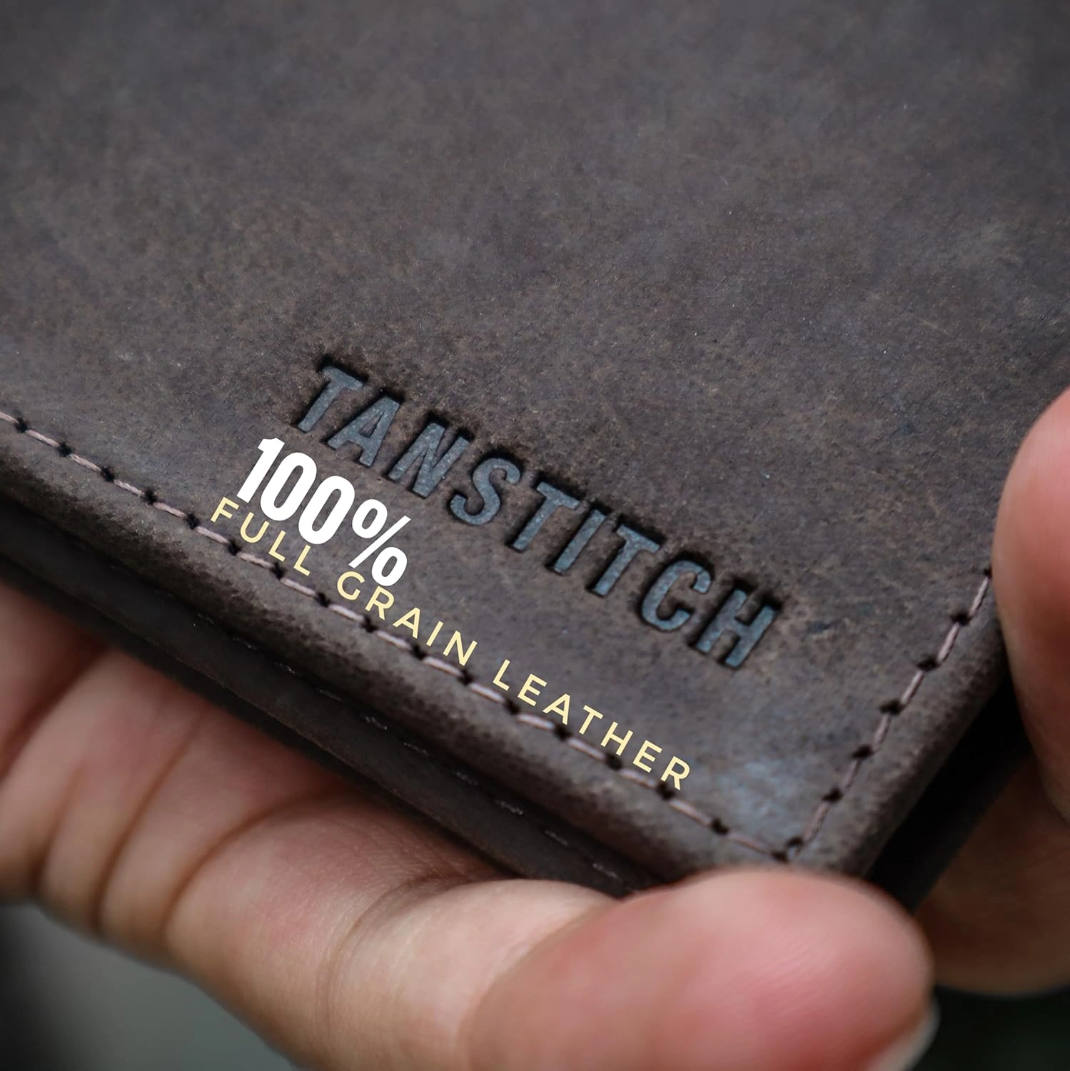 Tanstitch Men Leather Slim Wallet