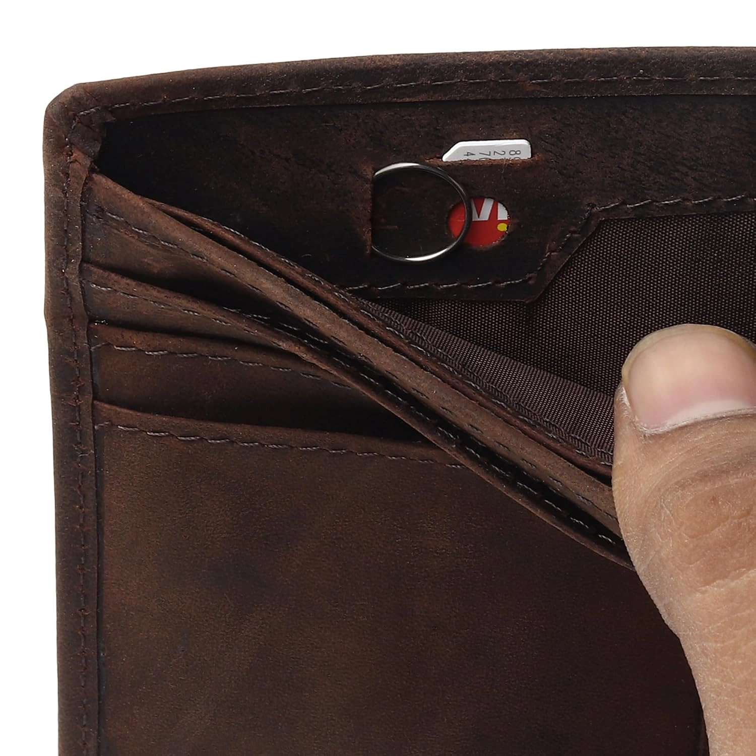 Tanstitch Men Leather Slim Wallet