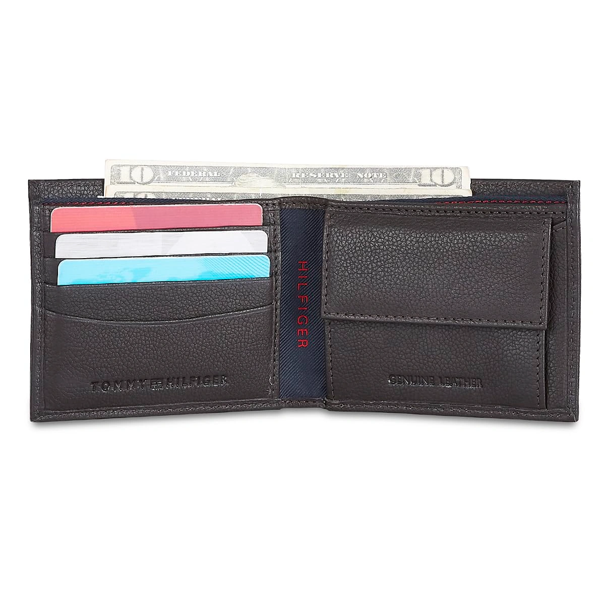 Tommy Hilfiger Claxton Brown Men's Leather Wallet