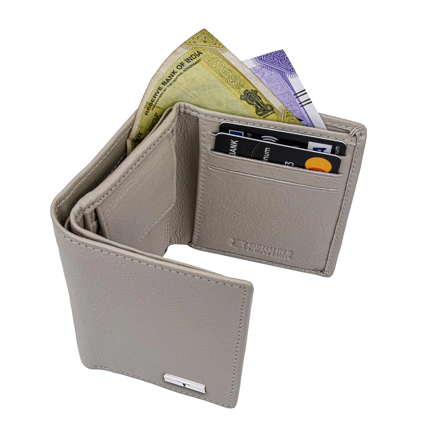 Urban Forest Travis Tri Fold Leather Wallet for Men