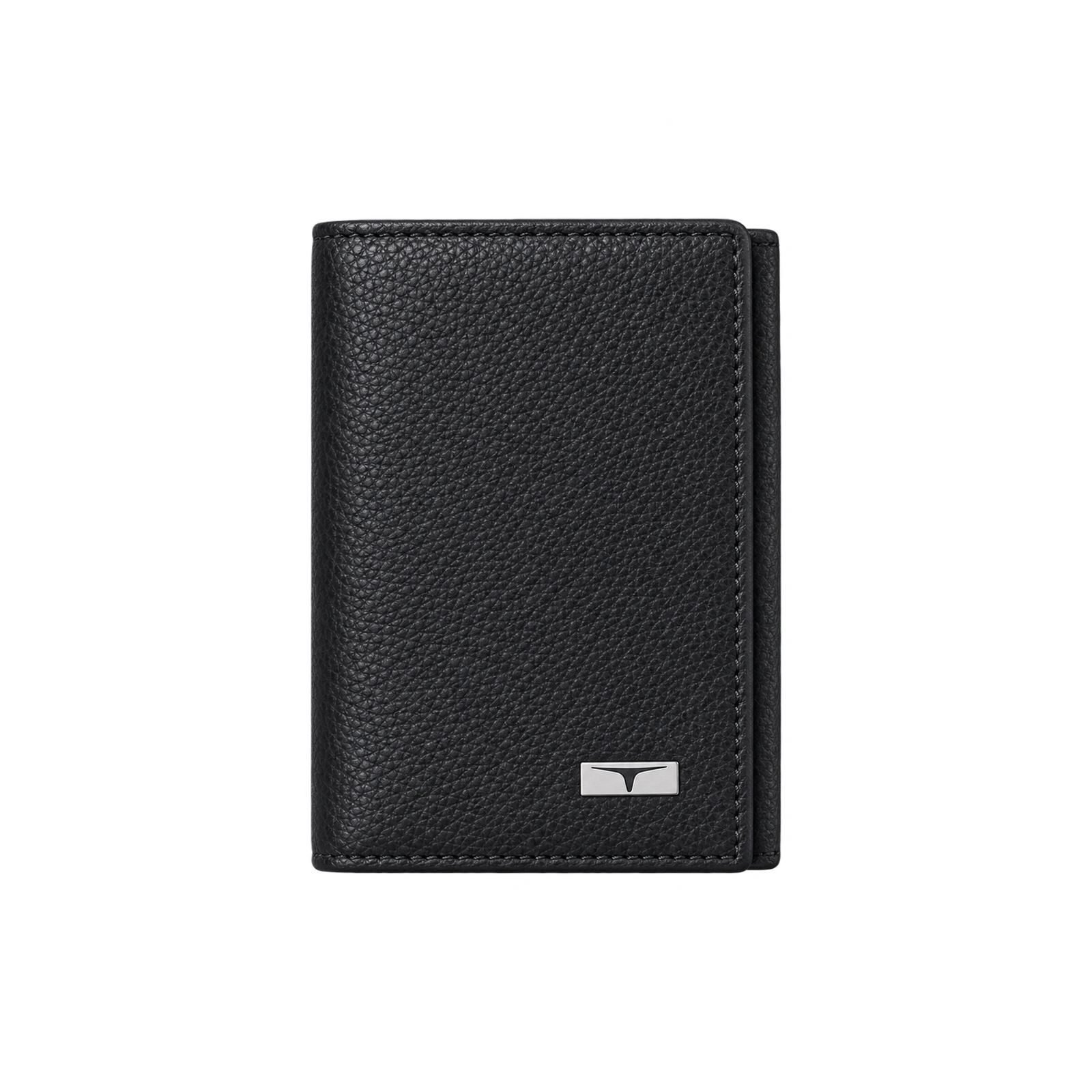 Urban Forest Travis Tri Fold Leather Wallet for Men - Black