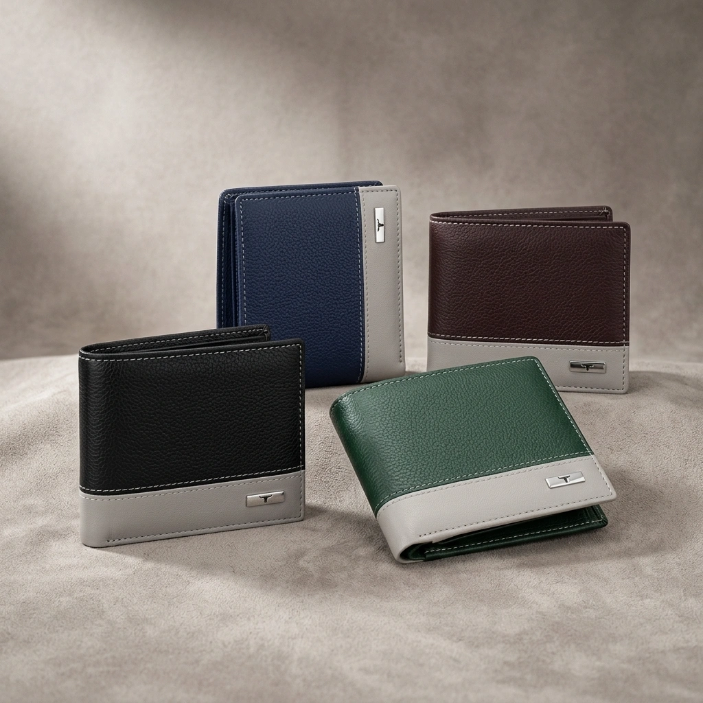 Urban Forest Two Tone Leather Wallet