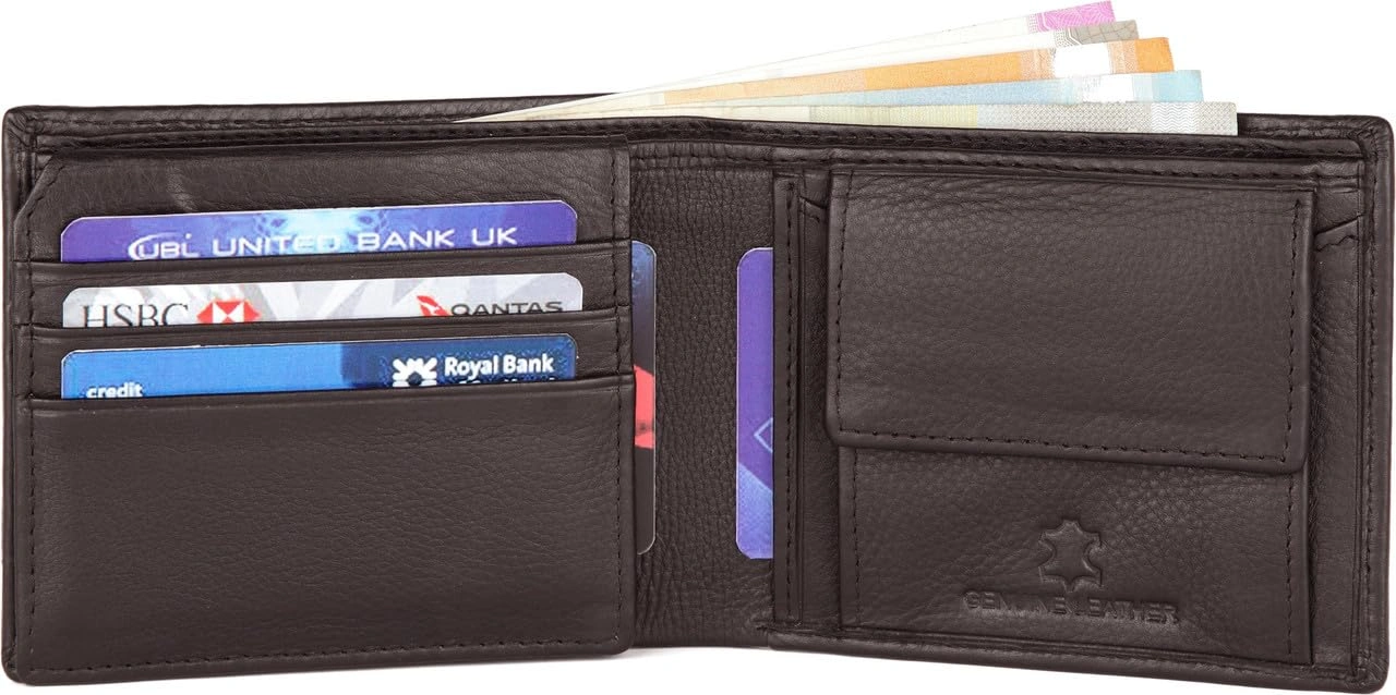 WildHorn Classic Genuine Leather Bifold Wallet