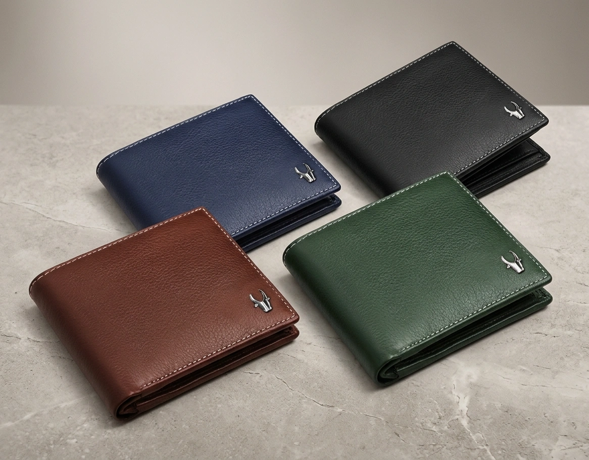 WildHorn Genuine Leather Slim Bifold RFID Wallet