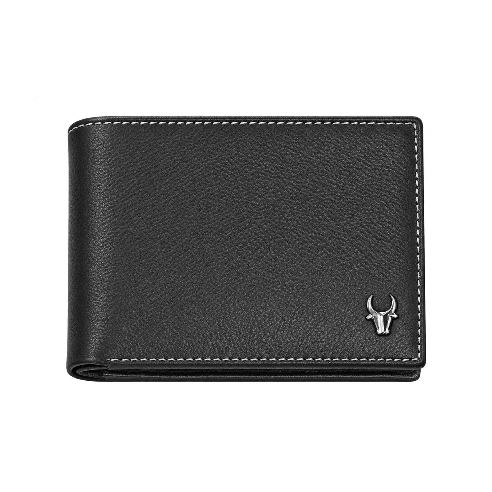 WildHorn Genuine Leather Slim Bifold RFID Wallet - Black