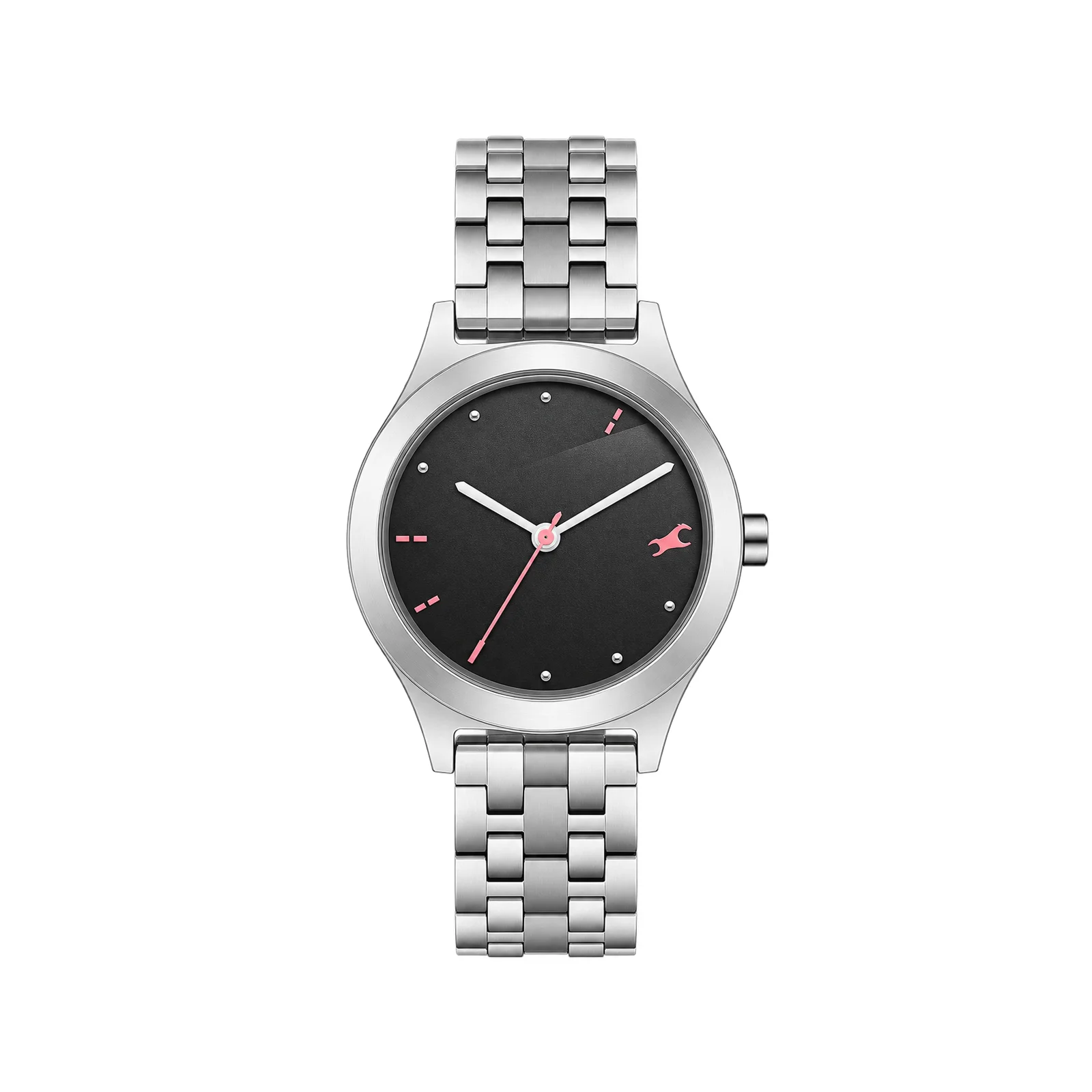 Fastrack Elegant Black Dial Women's Casual Watch
