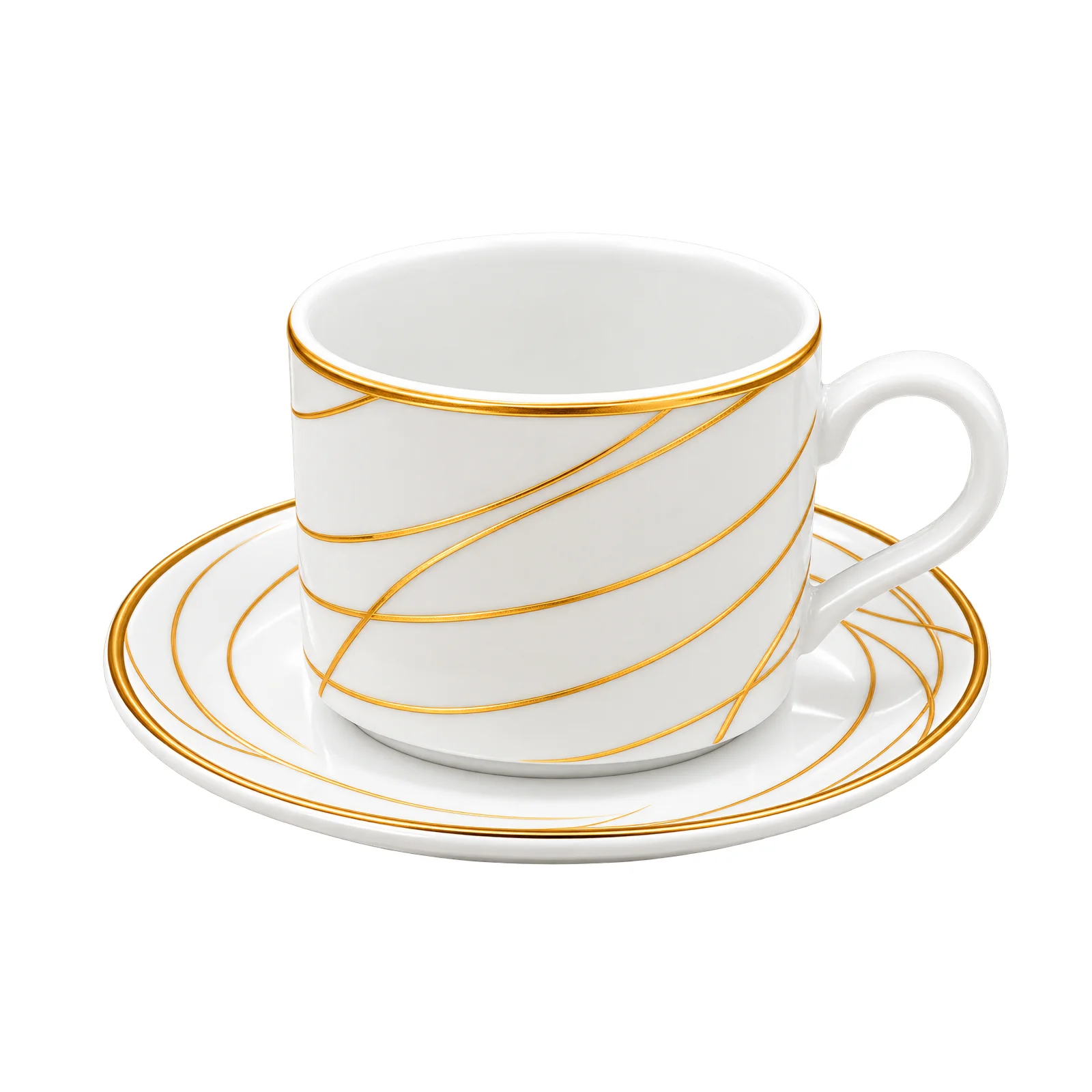 golden-ribbon-swirl-ceramic-cup-saucer-set-180ml-sri-lanka-ceylon-trends-lk