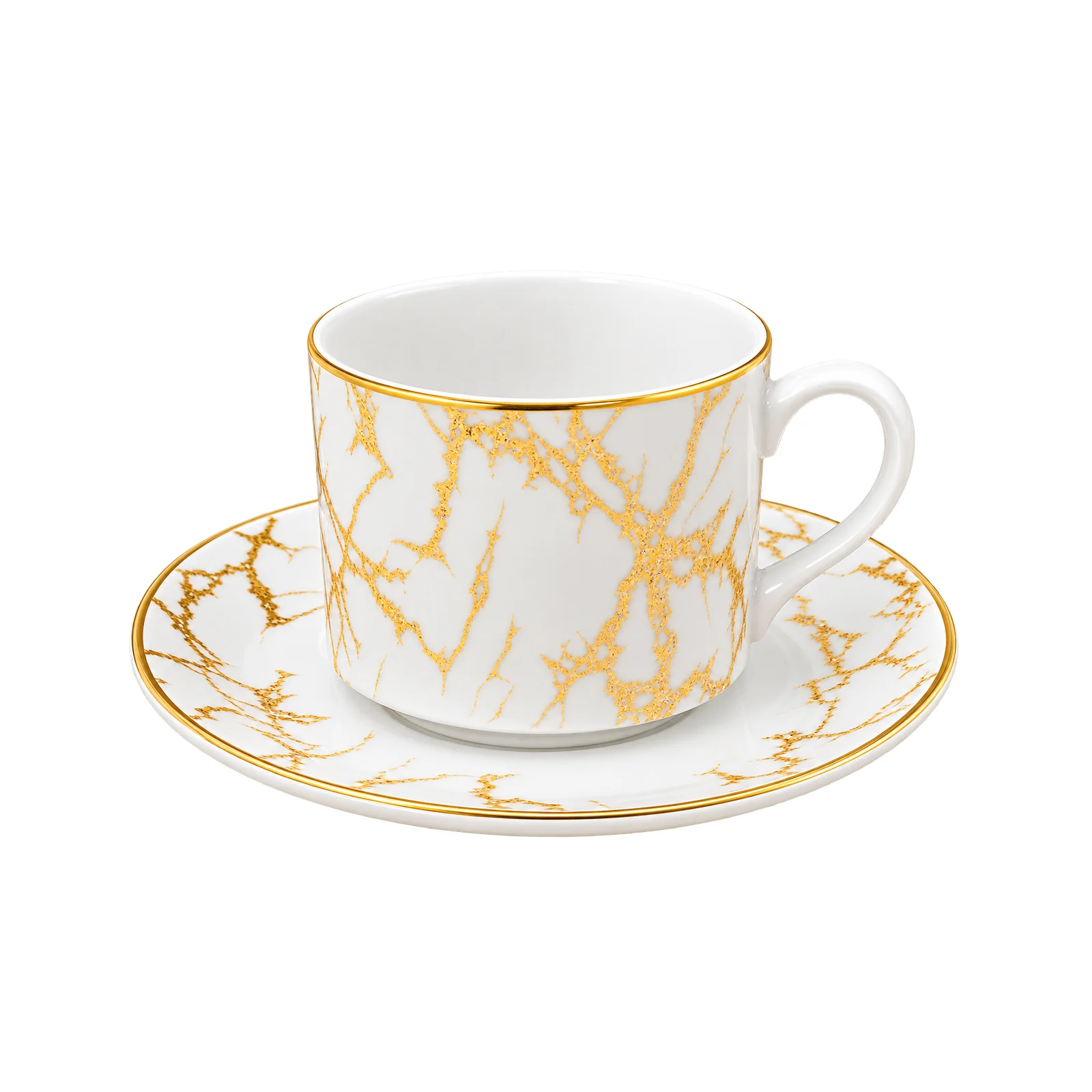 golden-vein-ceramic-cup-saucer-6-set-180ml
