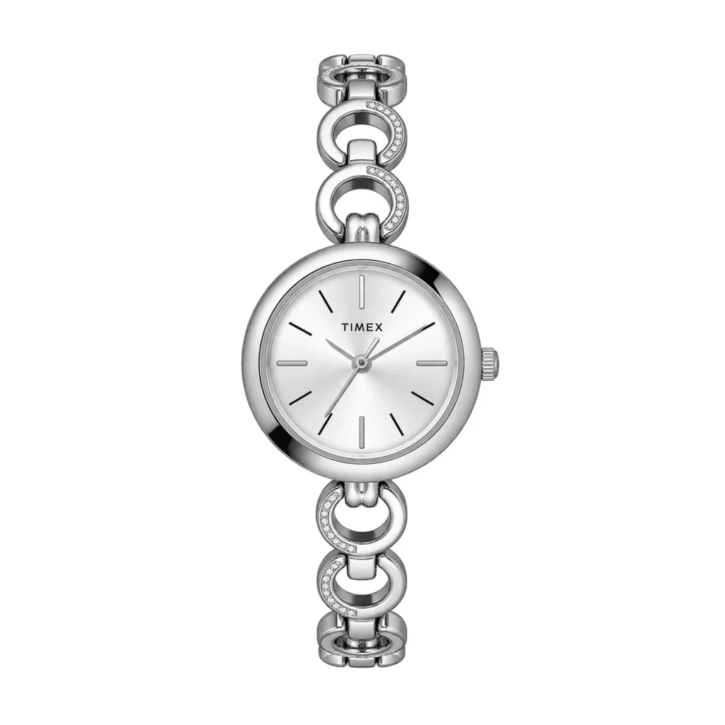 Timex Classic 26mm Silver Dial Quartz Women's Watch