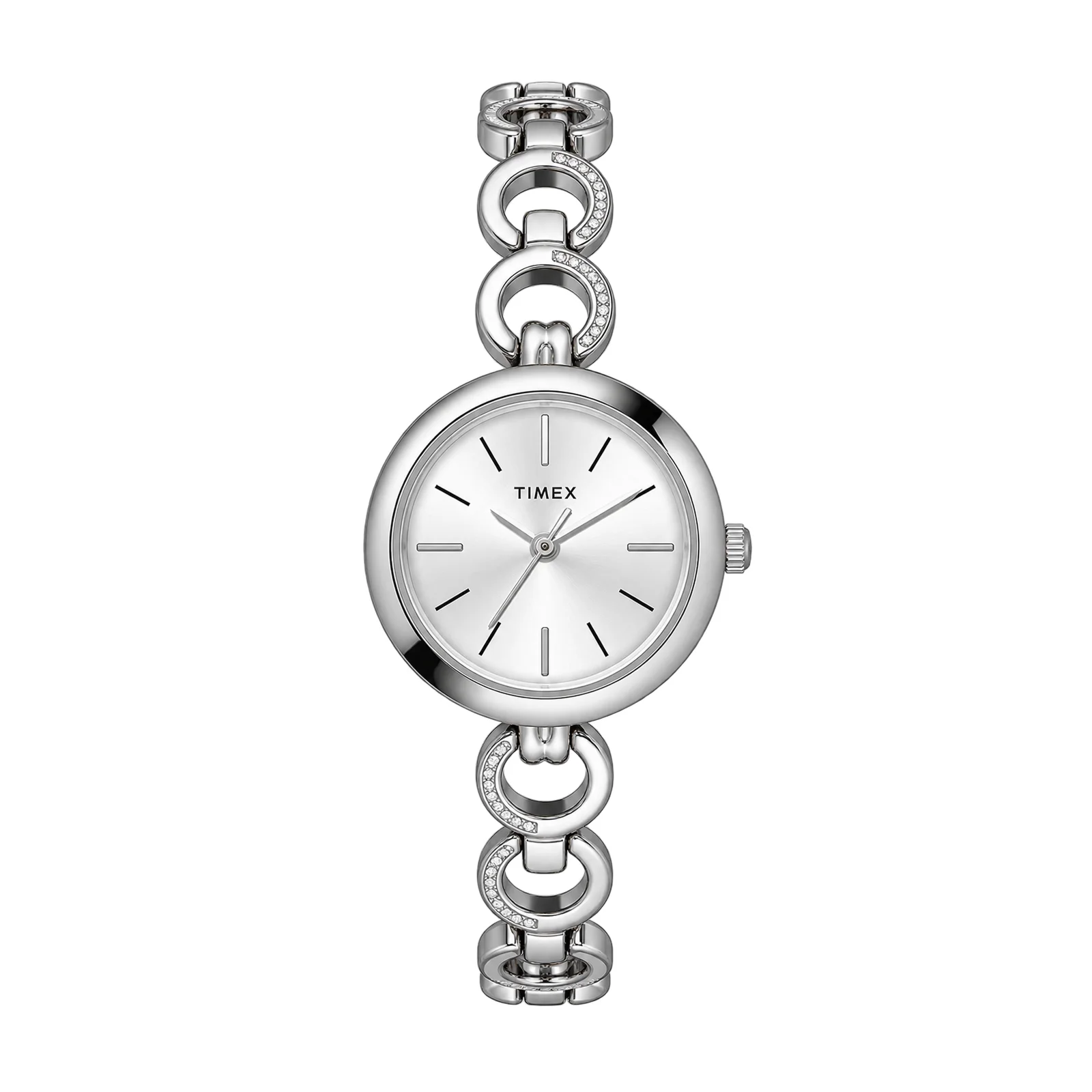 Timex Classic 26mm Silver Dial Quartz Women's Watch