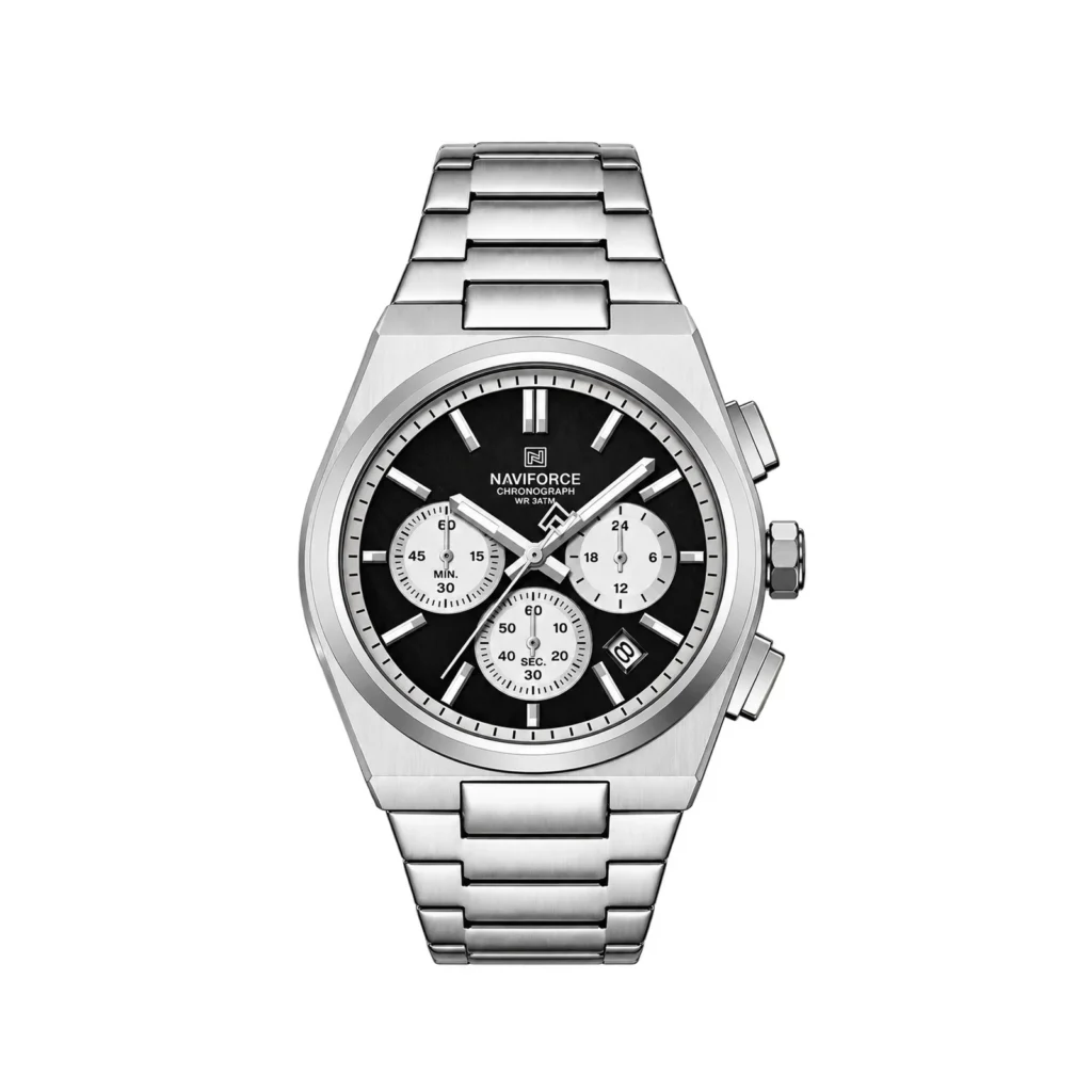 Naviforce 8048 Black Dial Men's Watch