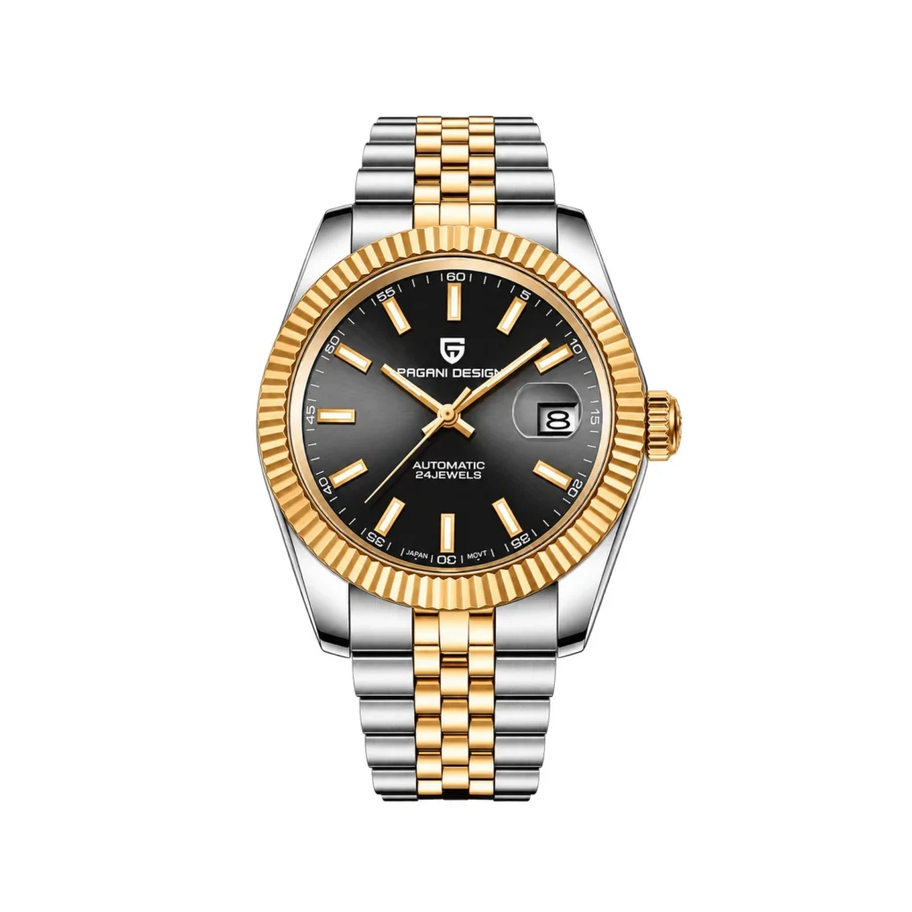 Pagani Design PD1645 Fluted Bezel Automatic Watch