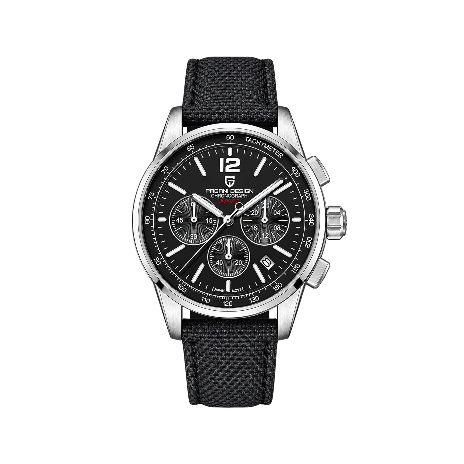 Pagani Design YS008 Chronograph Canvas Strap Watch